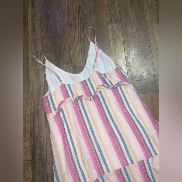 Rails Martina Mini Dress in Avila Stripe revolve linen ruffle boho formal spring - Picture 10 of 10